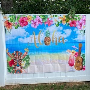 Aloha 7x5 ft banner